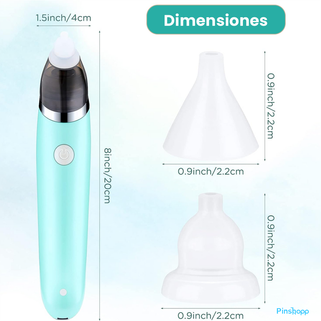Aspirador Nasal Para Bebés Limpiador Eléctrico De Nariz