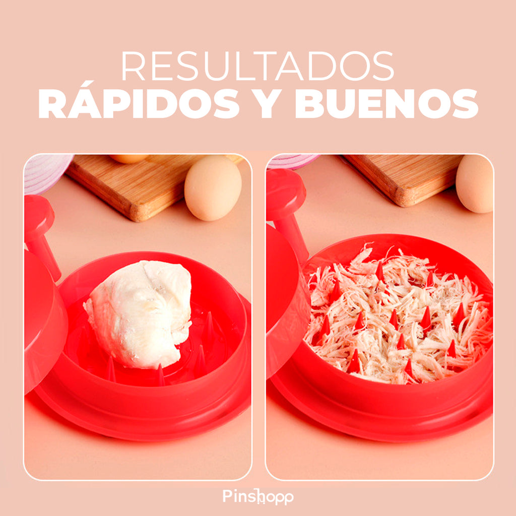 Desmechador Trituradora Manual de Pollo y Carne