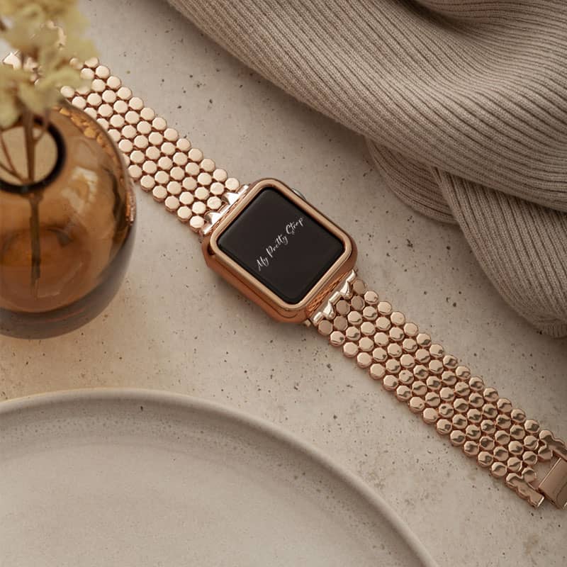 PULSO DE LUJO APPLE WATCH GOLDEN STRIP