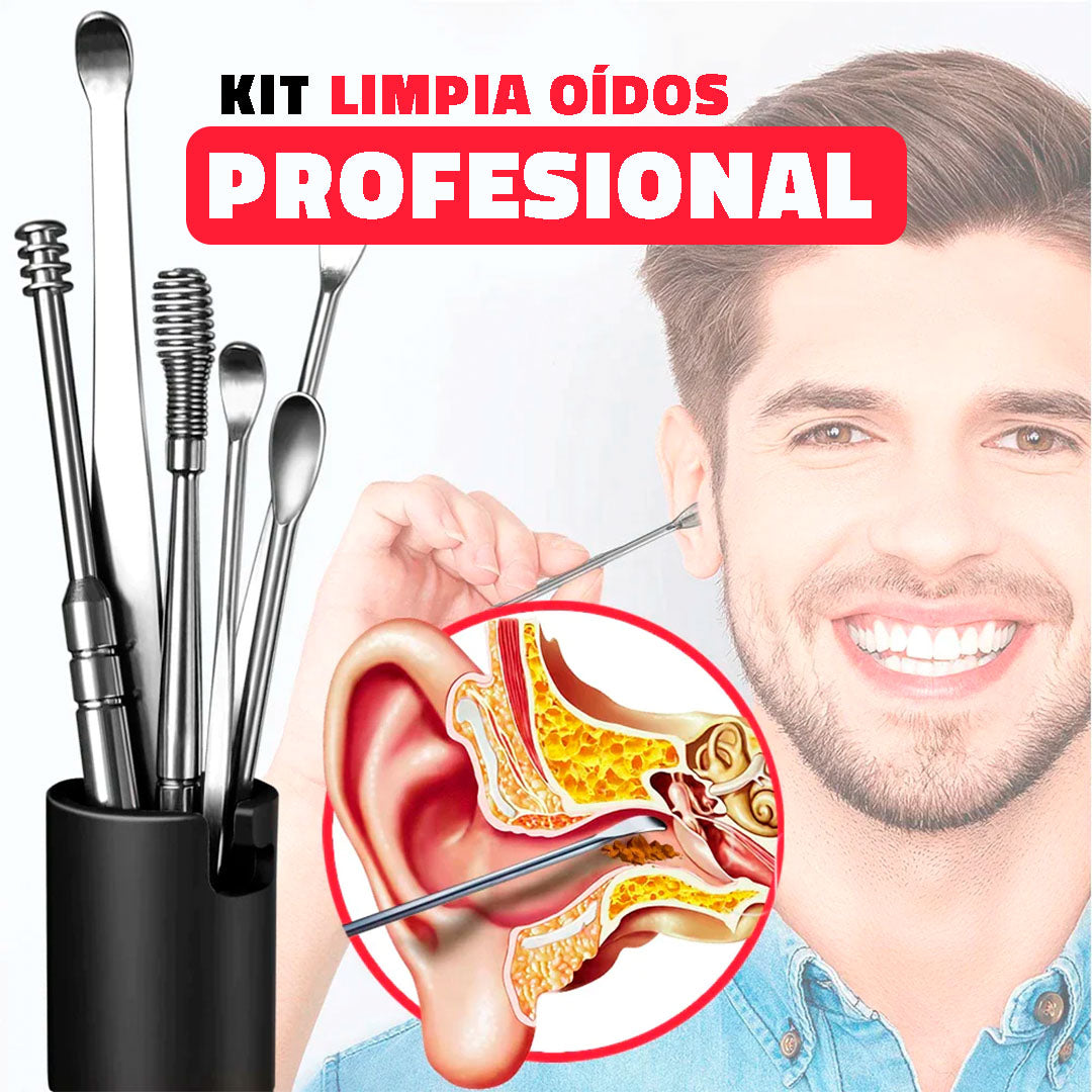 Kit Limpiador y removedor de cera de oídos