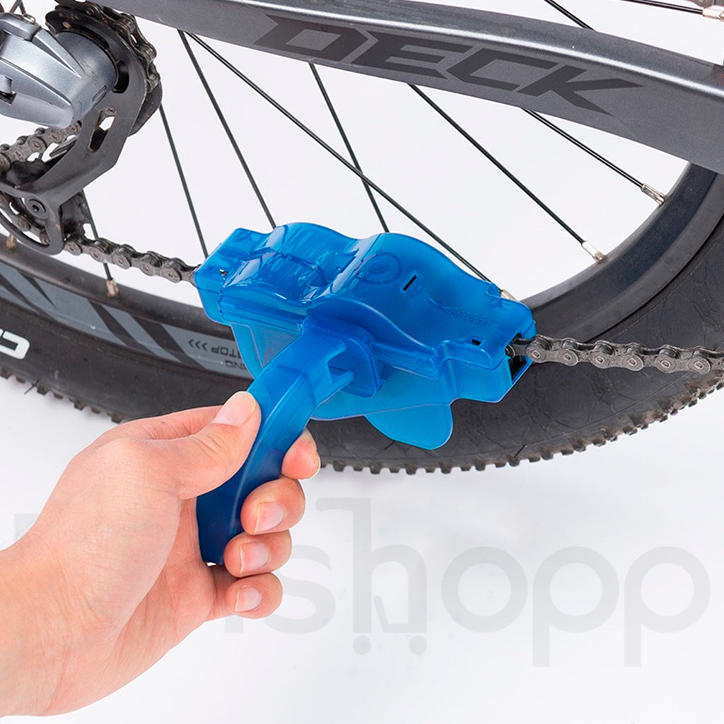 Kit Cepillo Limpiador De Cadena Para Bicicleta