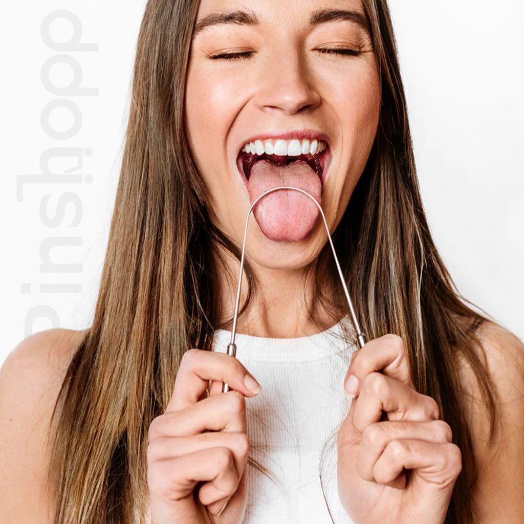 Raspador limpiador de lengua
