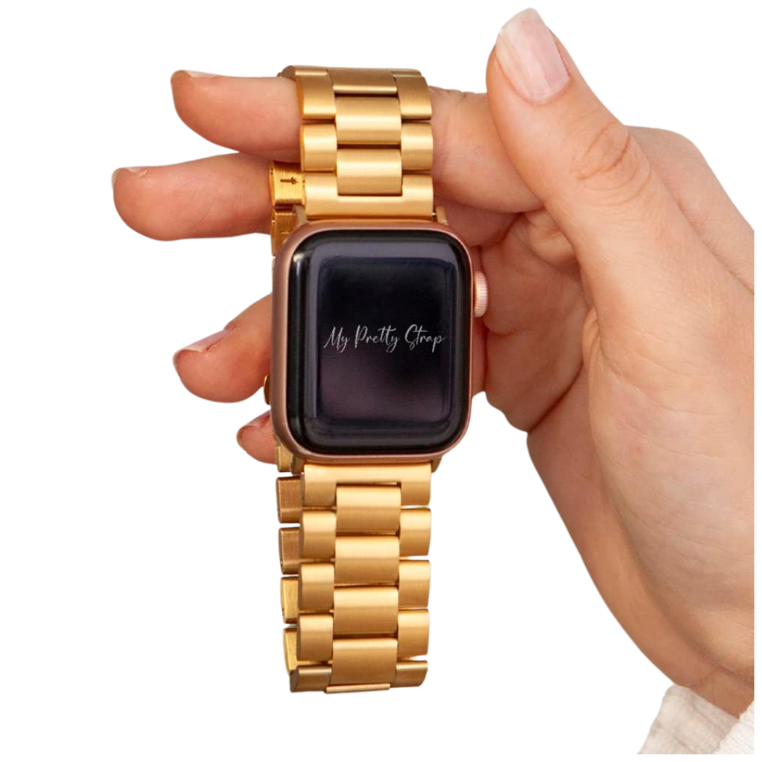 PULSO DE LUJO APPLE WATCH GOLDEN STRIP