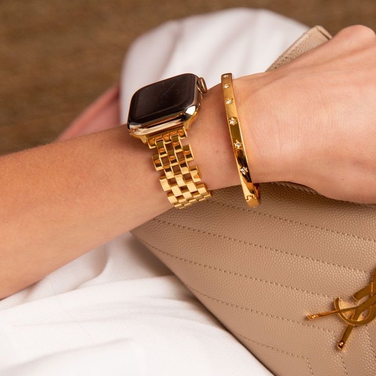 PULSO DE LUJO APPLE WATCH GOLDEN STRIP