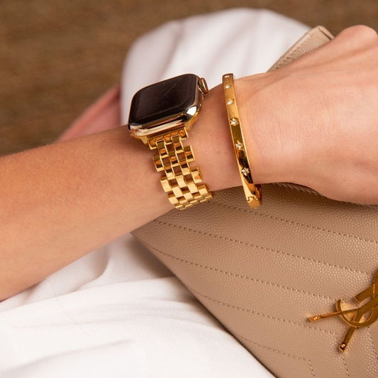 PULSO DE LUJO APPLE WATCH GOLDEN STRIP